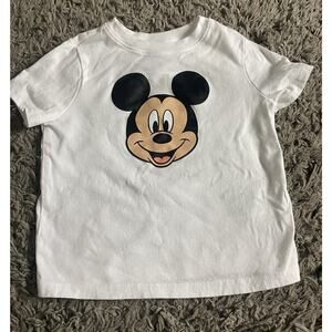Old Navy Disney Mickey Mouse Face Graphic Tee Size 18-24 Months Unisex